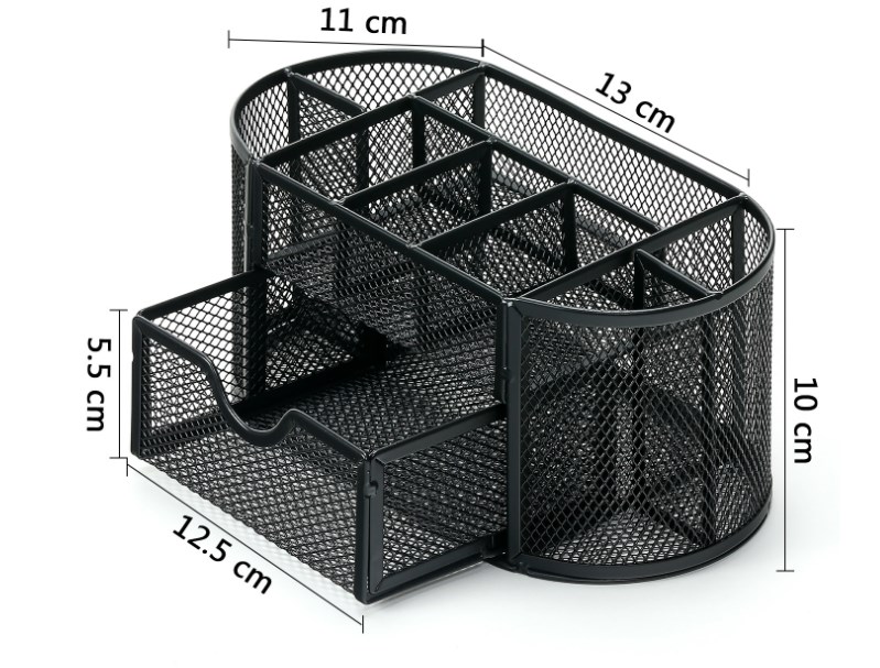 Iron Nine Grid Pen Holder - Image 2