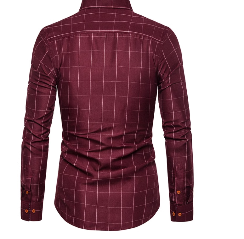 Men's Plaid Shirt Image 5