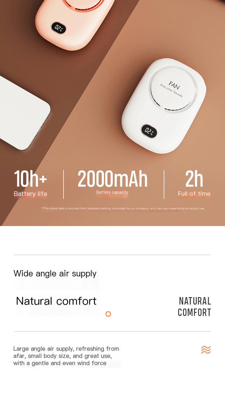 Neck Fan Charging