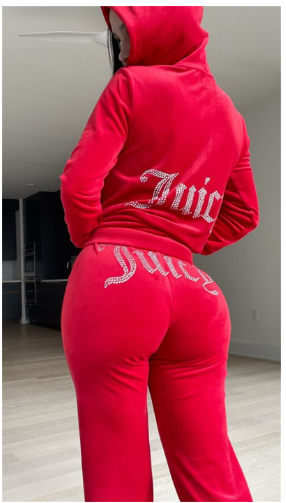 Detail of the tracksuit