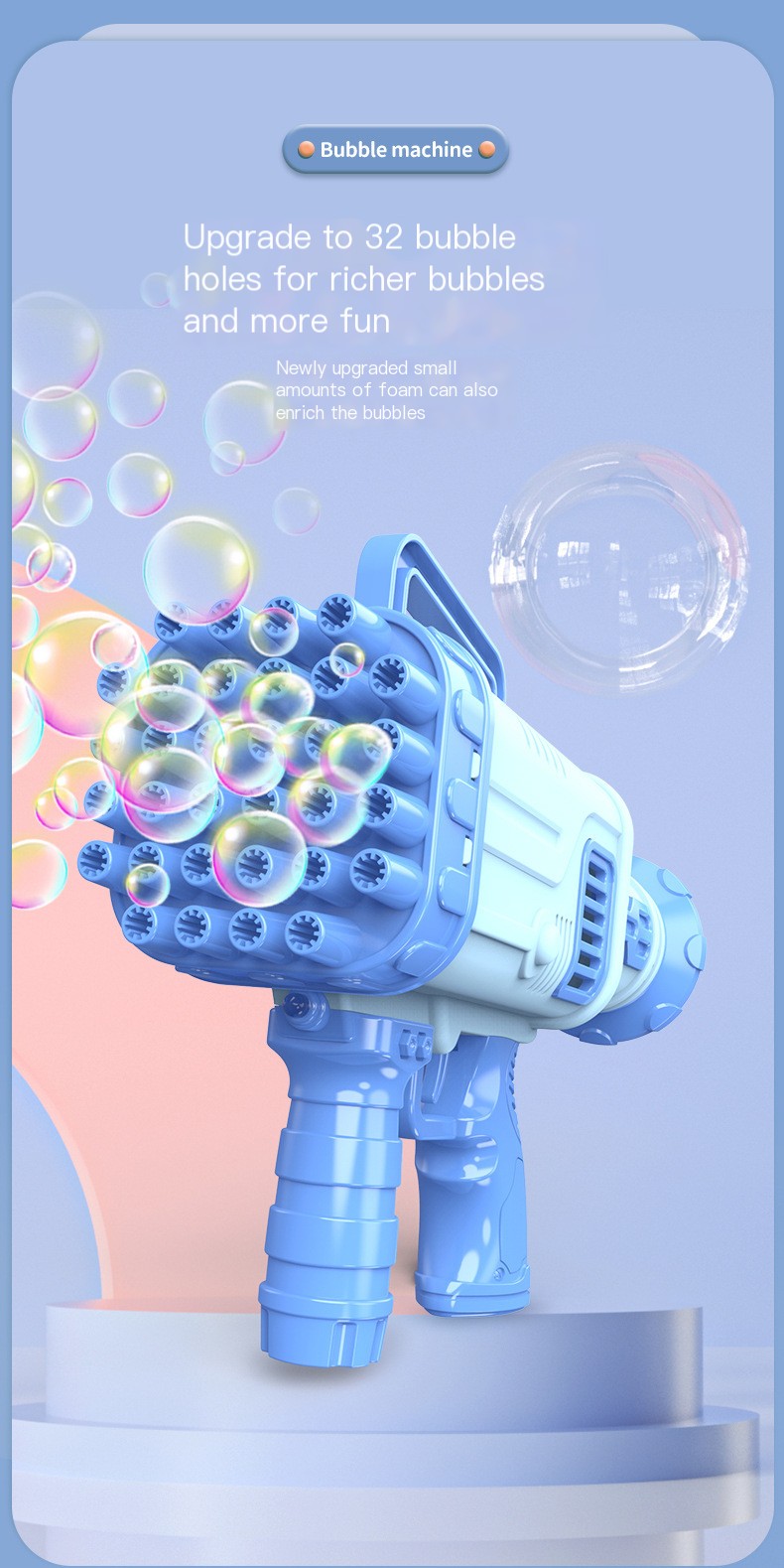 Colorful Bubble Guns