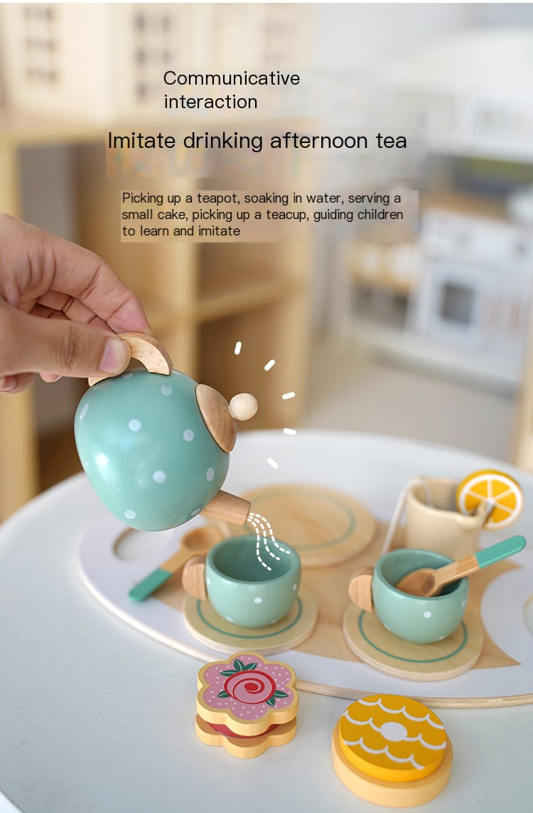 Wooden Tea Set Image 5