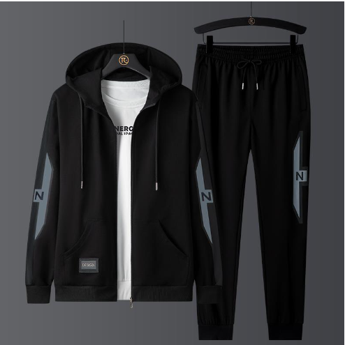 Men's Velvet Tracksuit Image 4