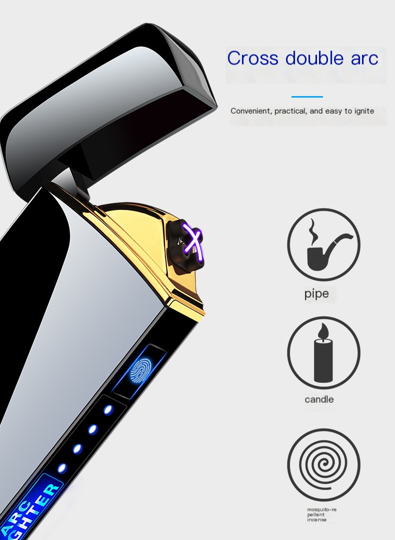 Electric Plasma Arc Lighter - Design Variation 2 - Premium Finish