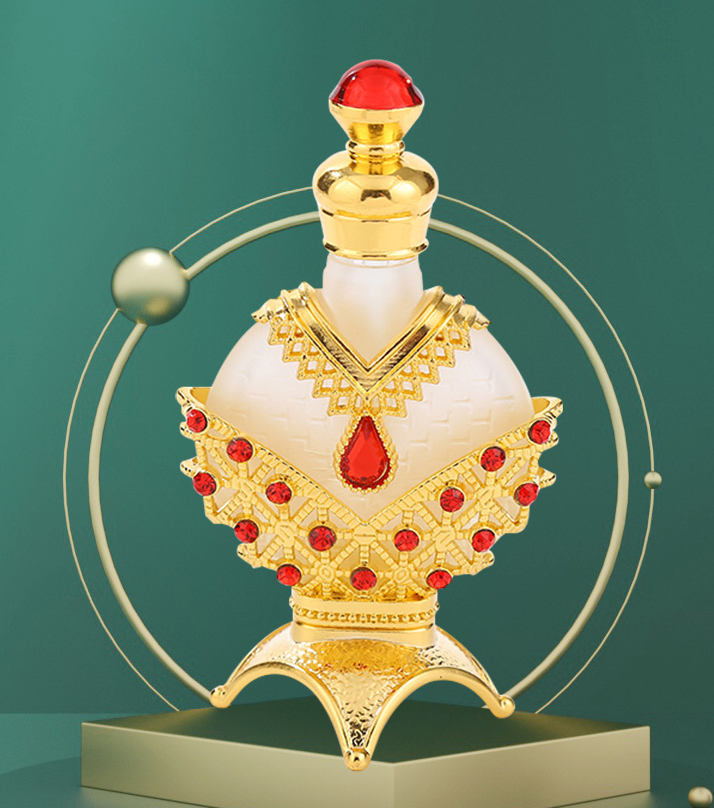Dubai fashion plating craft Princess bottle empty bottle creative new European painted essence oil bottle perfume bottle