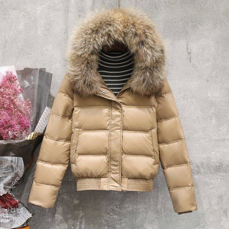 Khaki Women Slim Jacket
