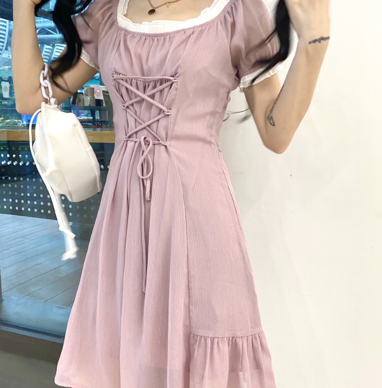 Lotus Color Dress Image 5
