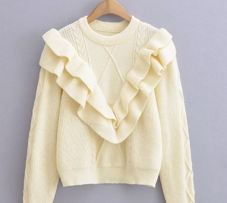 Knitted Sweater Side View