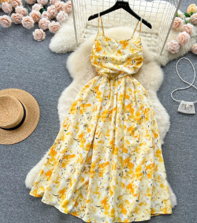 Yuoomuoo Long Dress Floral Print 6