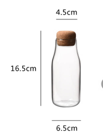 Cork Glass Bottle Image 8