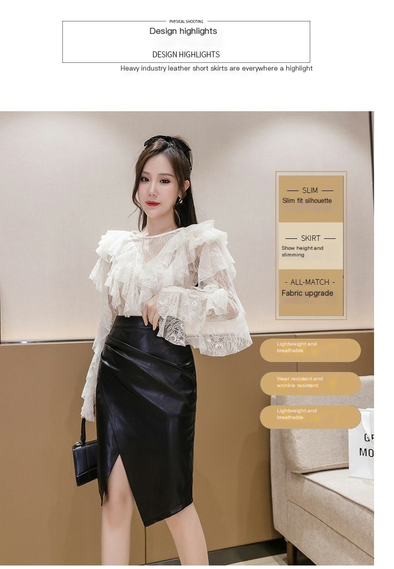 Irregular Hem Midi Skirt 2
