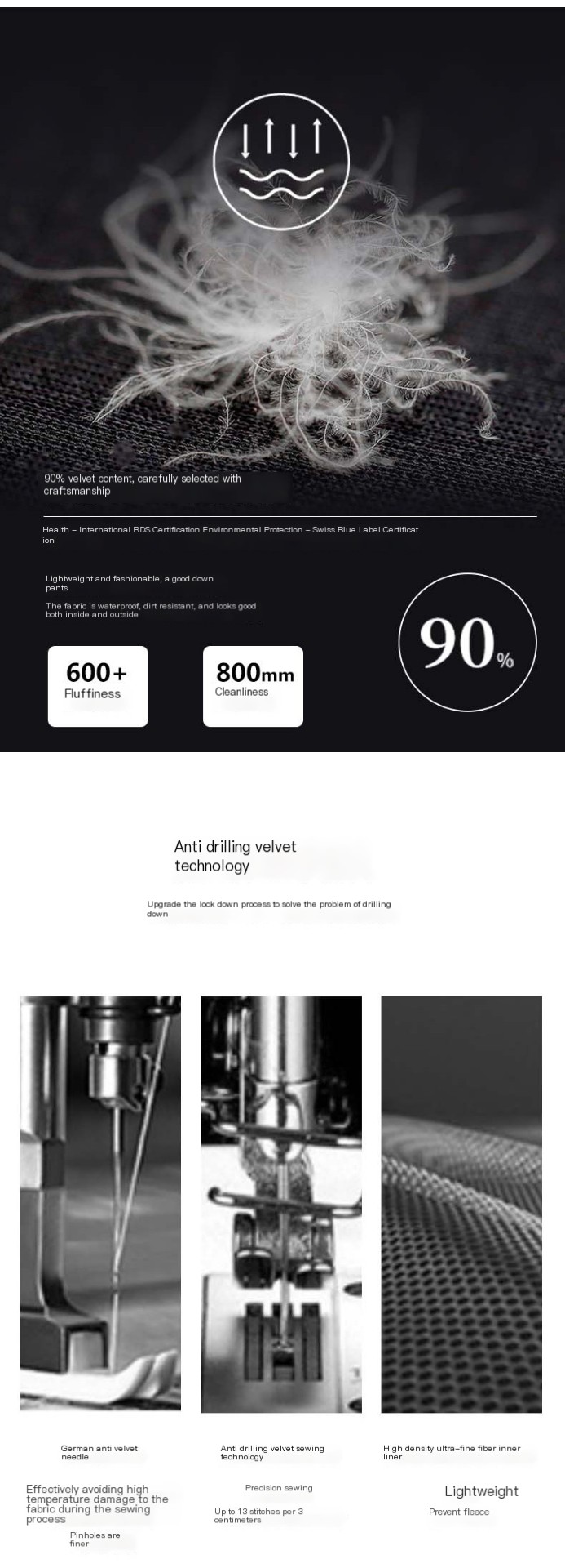 USB smart heating pants 12 zone heating couple straight pants winter electric heating pants thickened down pants wholesale