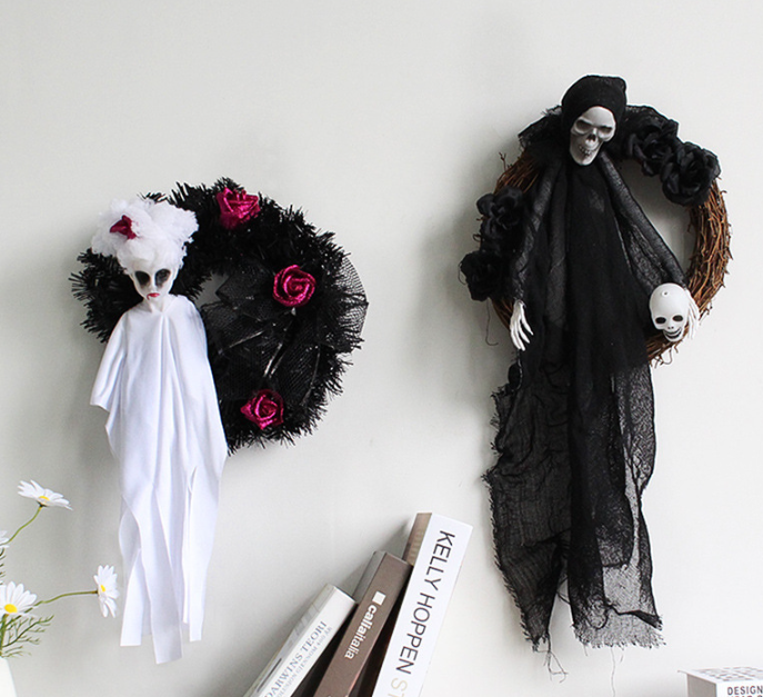 White Ghost Door Hanging