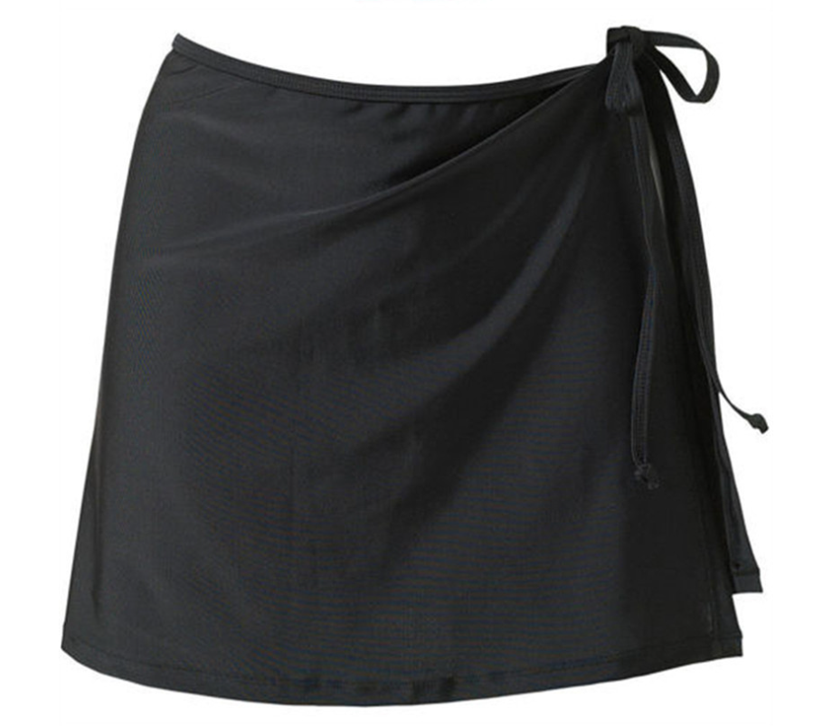 Pure Color Tether Skirt Apron Image 4