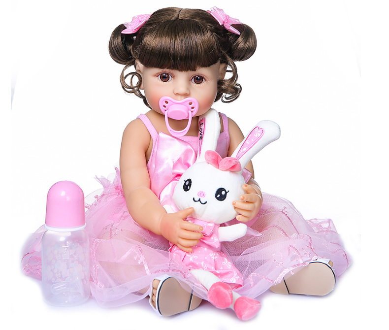 Realistic Reborn Baby Doll - Red Floral