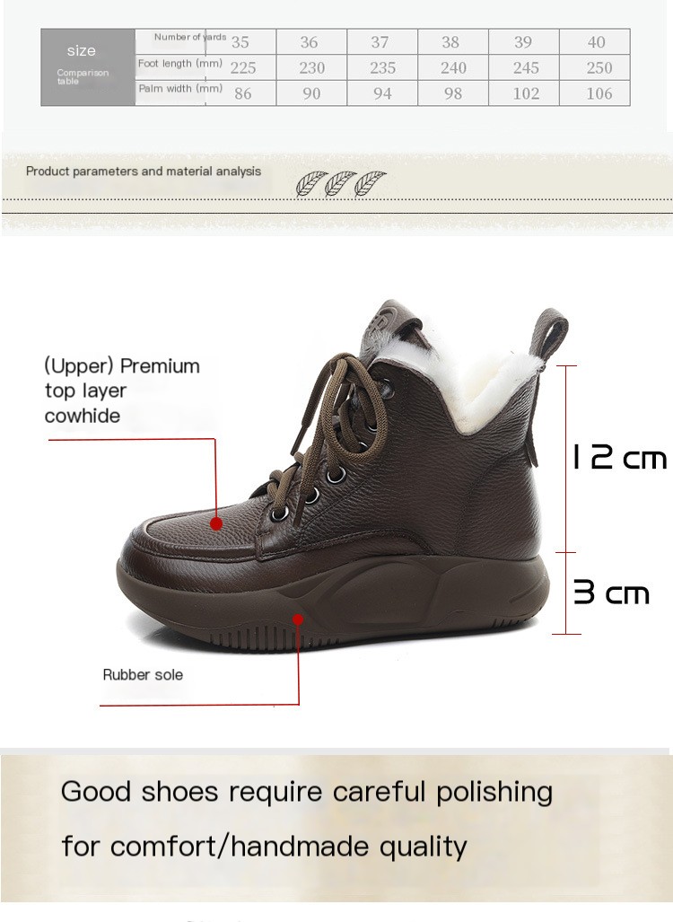 SAM Genuine Leather Ankle Boots Image 2