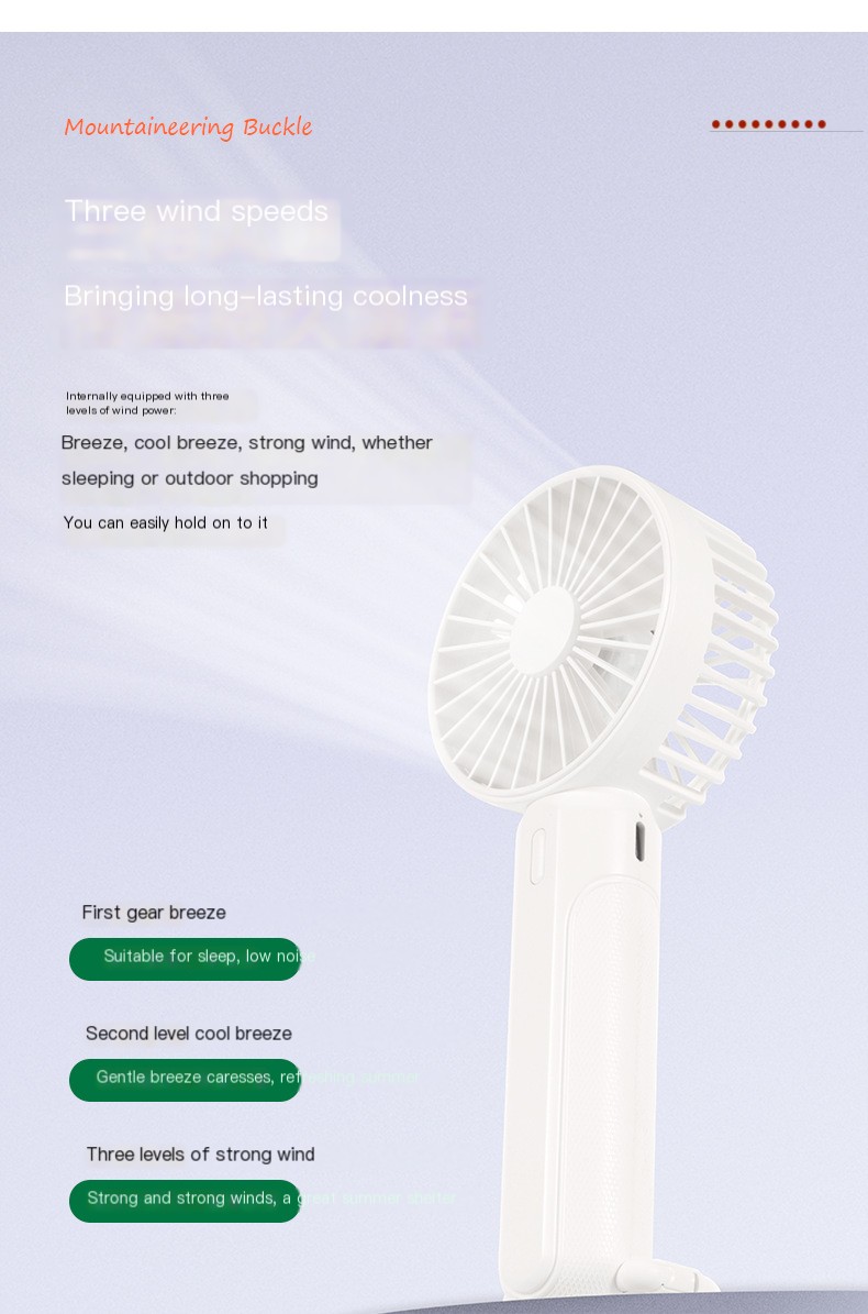 Outdoor Handheld Fan Image 3