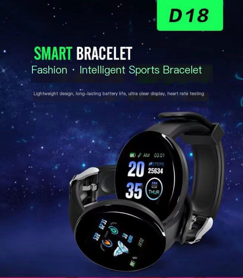 Imagen 2 de la pulsera inteligente D18