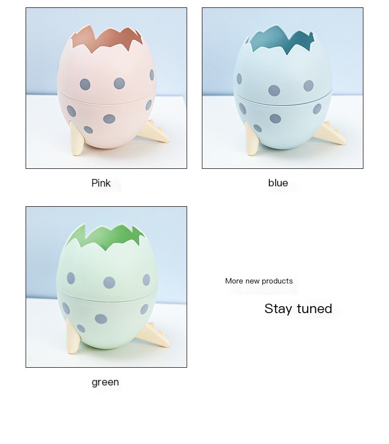 Dinosaur Egg Storage Bucket Green