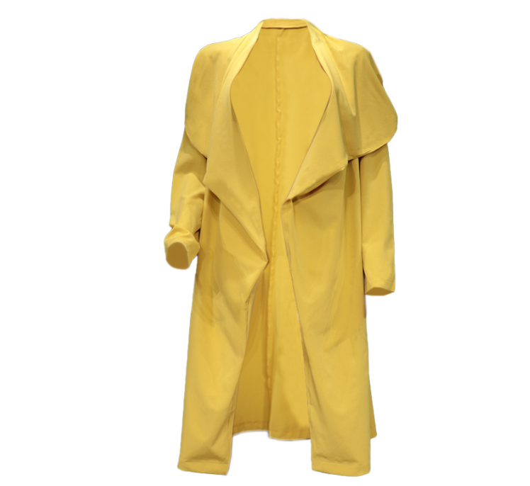 Loose Women's Lapel Long Coat