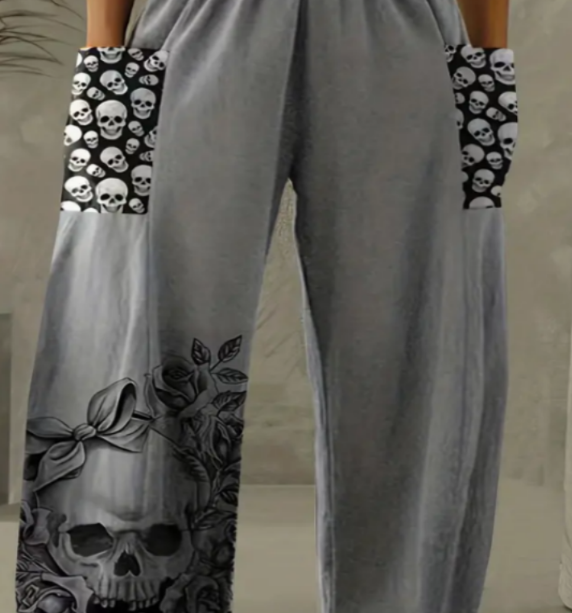 Boho Casual Style Wide-leg Pants - Image 5