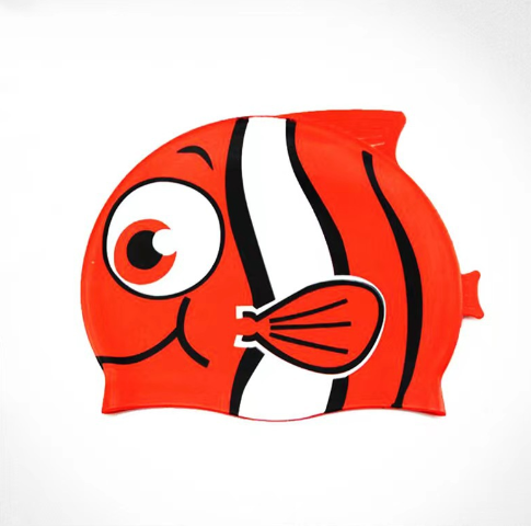 Silicone Children's Swimming Cap Image 2