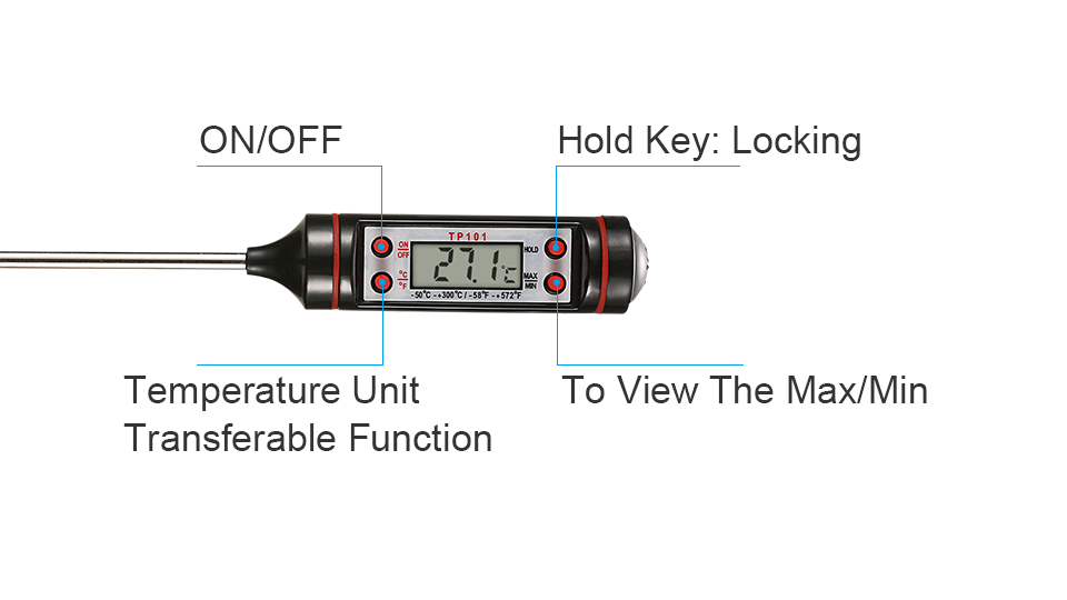 Food Electronic Thermometer Image 1