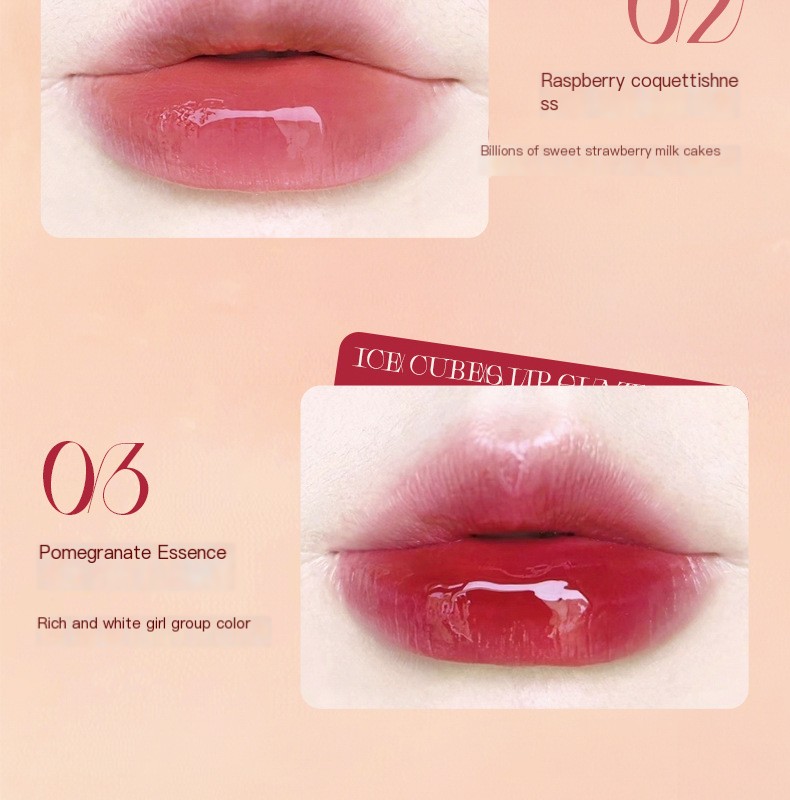 DAIMANPU Small Ice Cube Jelly Lip Lacquer 2