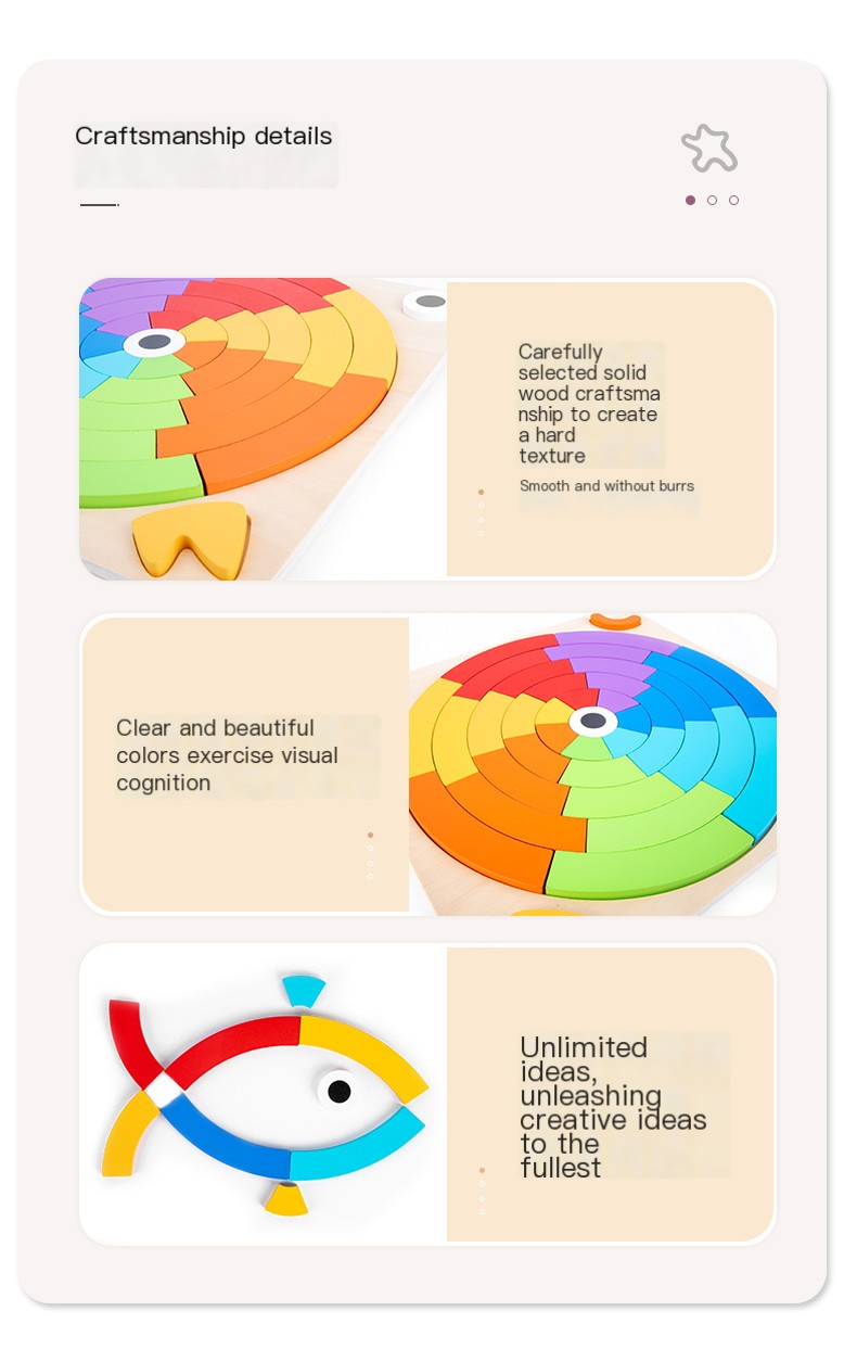 Wooden Rainbow Puzzle 9