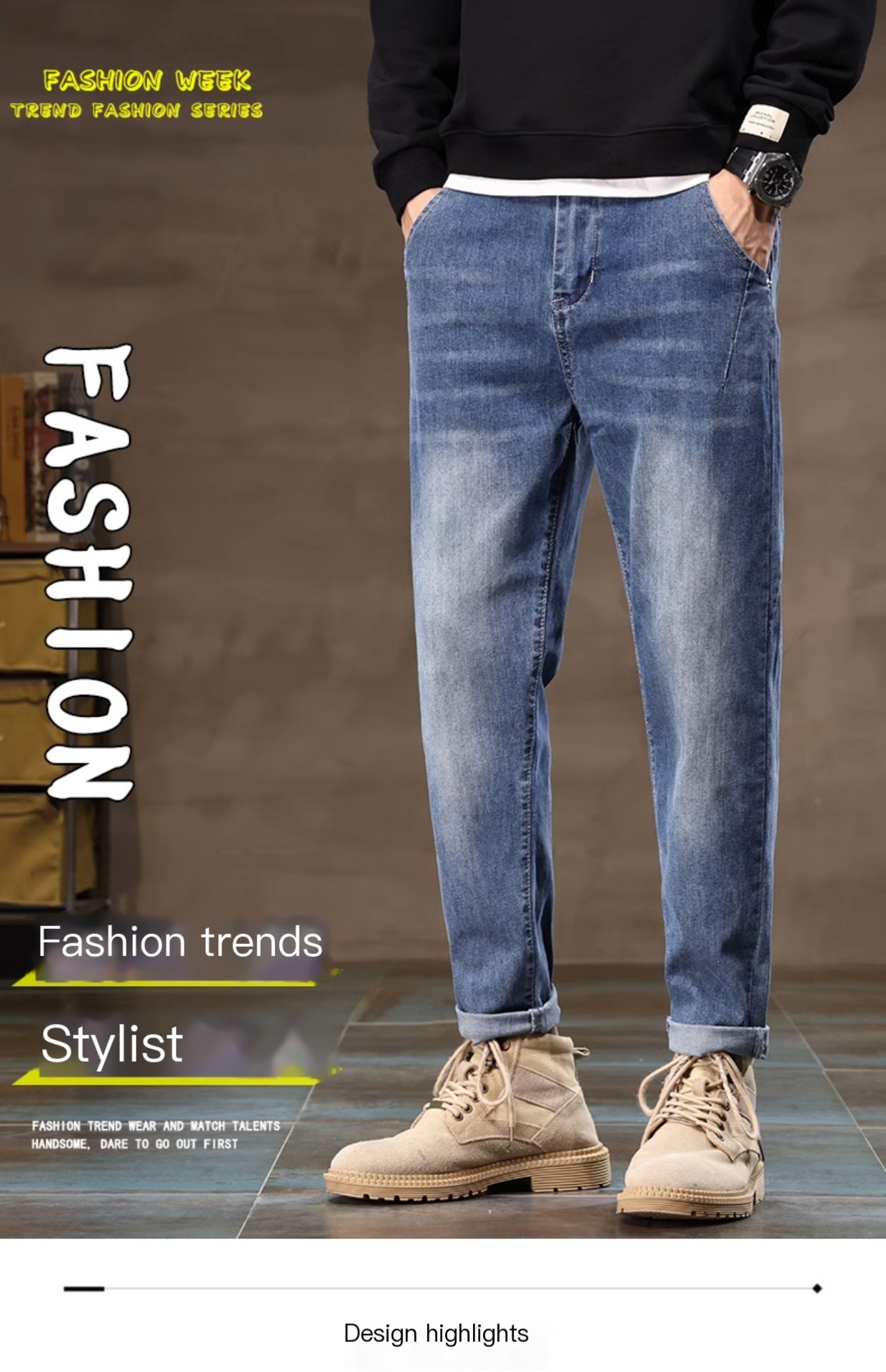 Men's Light Blue Jeans