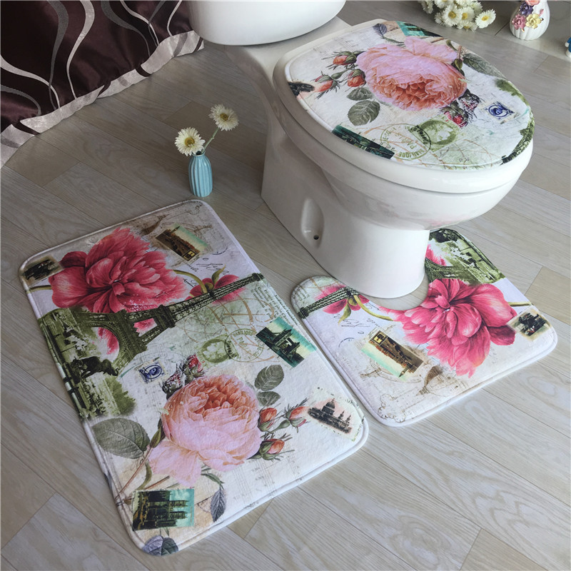 Ocean Pattern Bathroom Mat 9