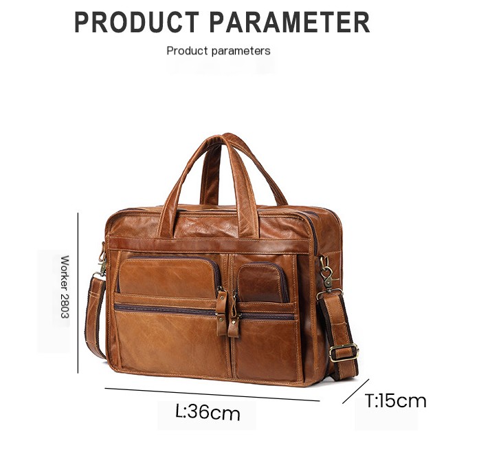 Men's Business Travel Messenger Bag