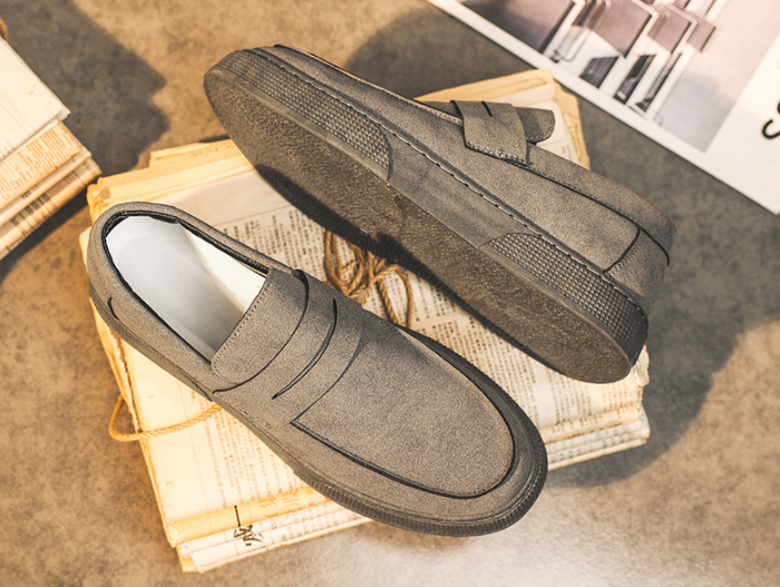 Sapato Mocassim Confort Retrô - Khaki Variation