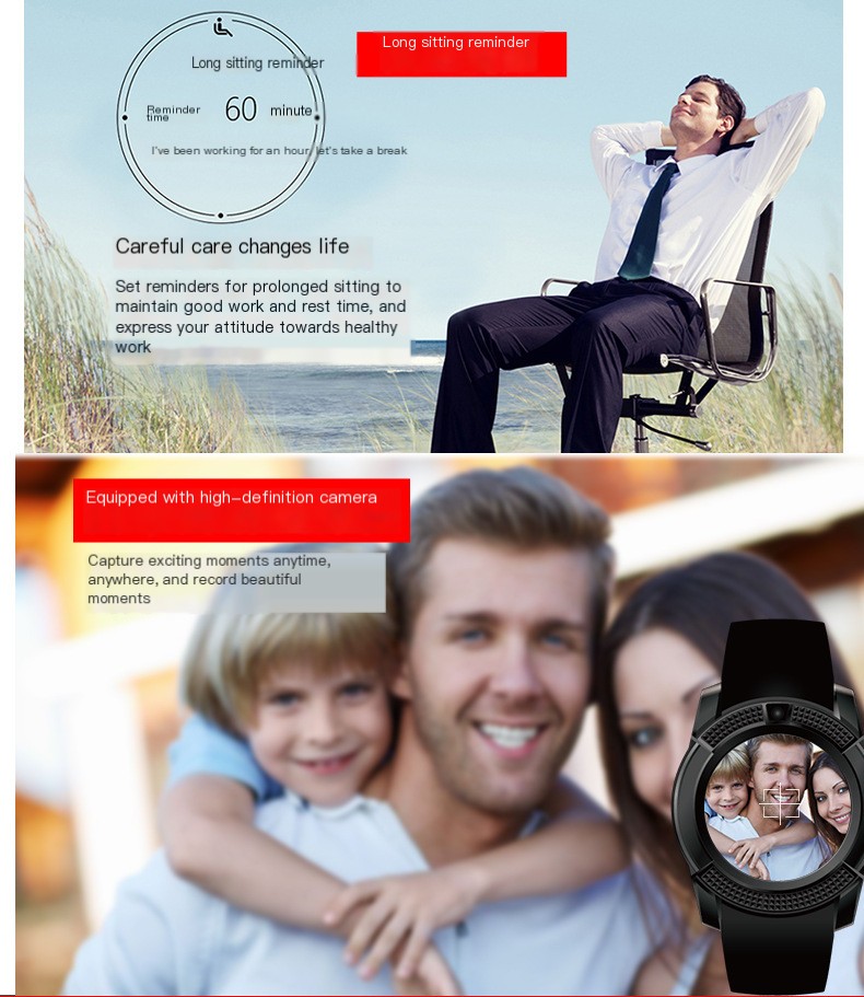 V8 Smart Watch Features Overview