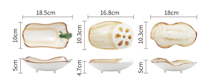 Ceramic Snack Plate 3