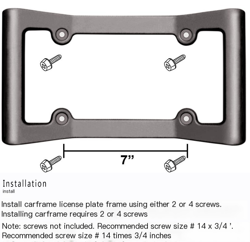 License Plate Frame 4