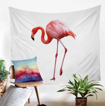 Flamingo Tapestry 1
