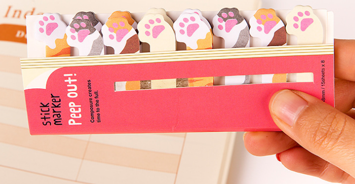 Doodle Cat sticky notes