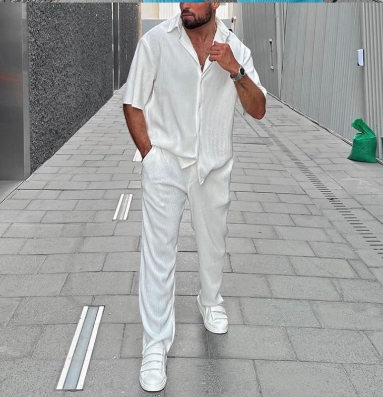 Armin Herren Plissee Sommer Set - Image 2