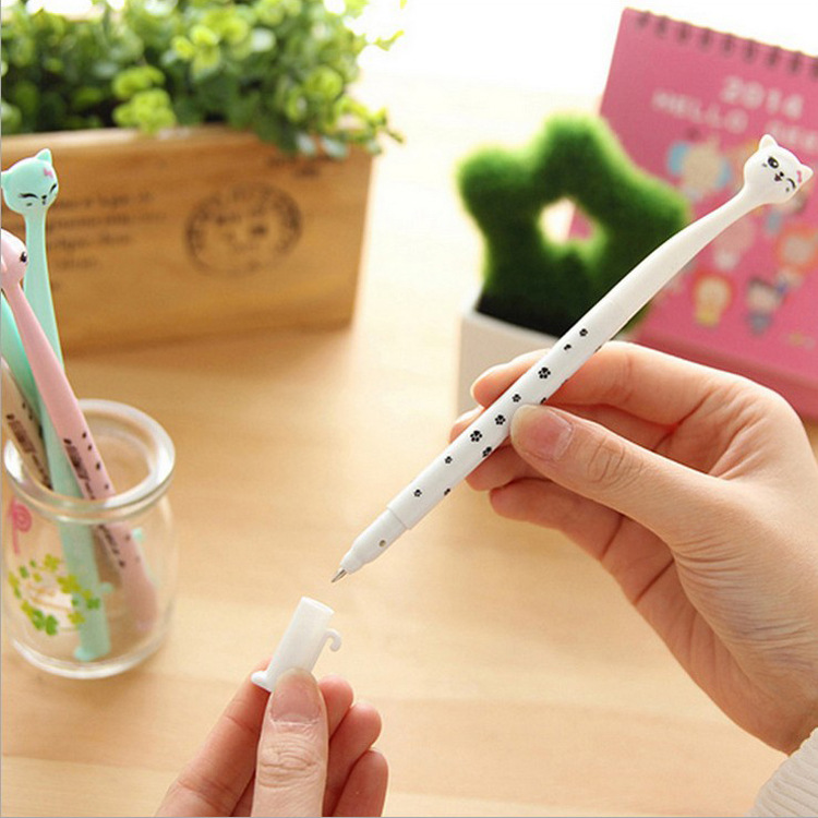 Student Cute Cat Needle Pen Colors