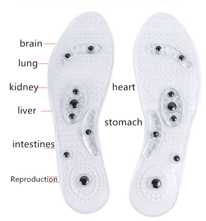 Transparent Magnetic Therapy Insoles