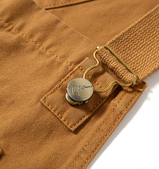 Zipper Pocket Suspender Trousers 6