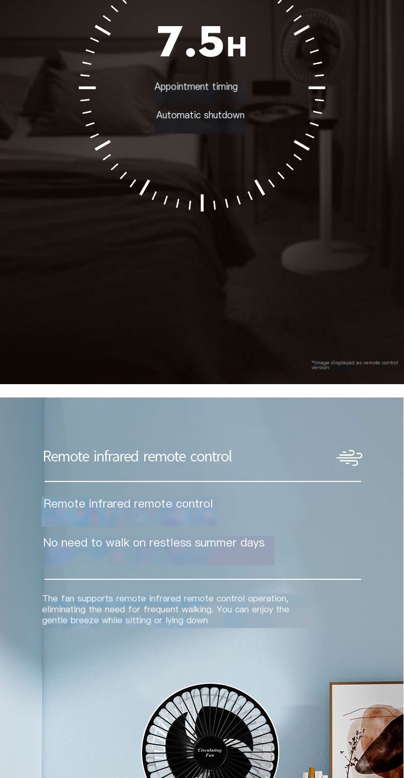 Fan with modern design