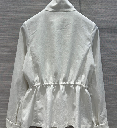 Casual Drawstring Waist Jacket Image 3