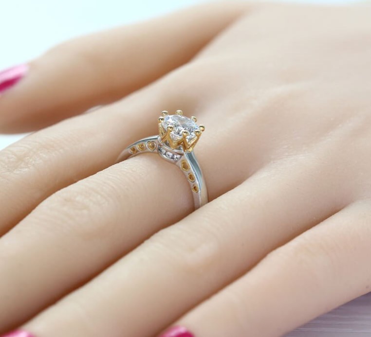 Crown Engagement Ring