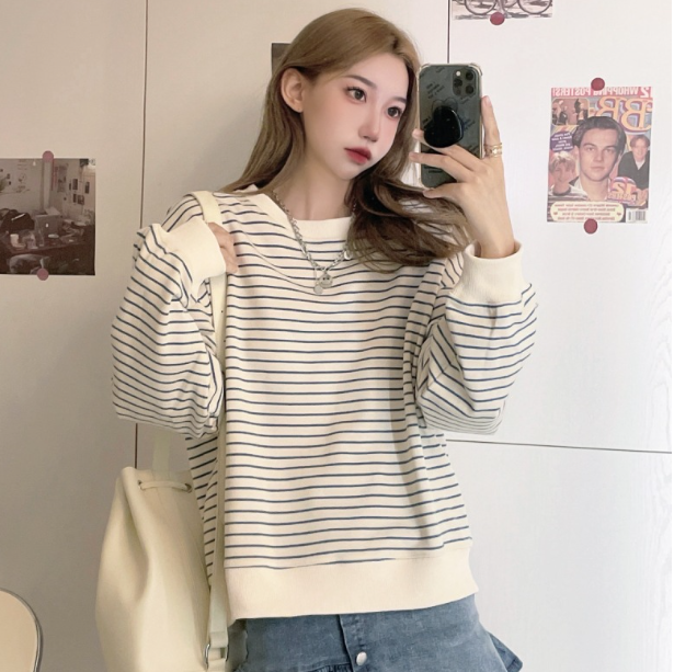 Striped Long Sleeve Sweater
