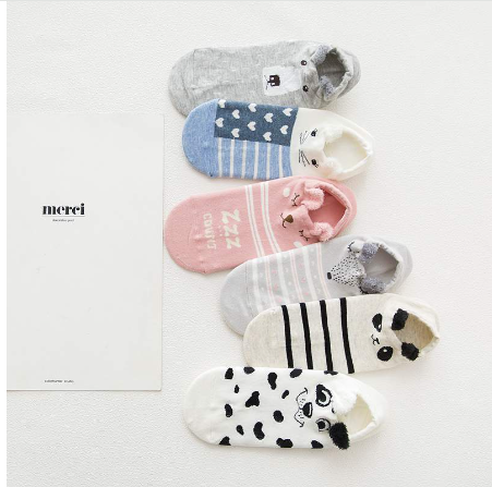 Socks in use