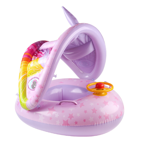Summer Horn Boat Baby Swimming Ring Design 1