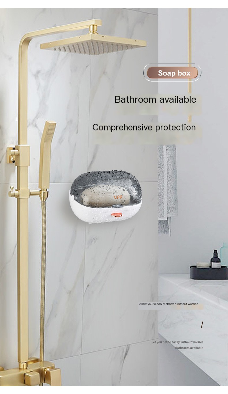 Light Luxury Wall-Mounted Soap Box Image 4