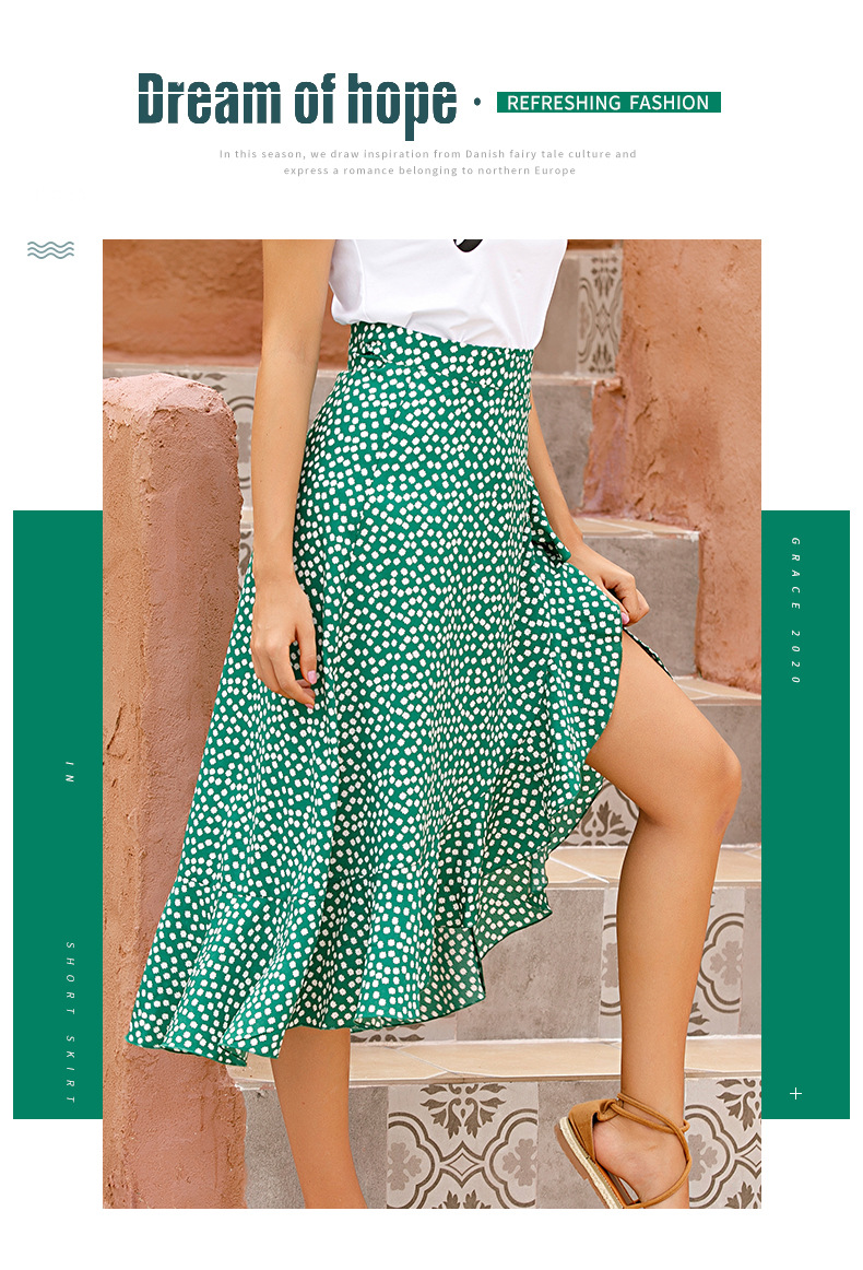 Chiffon Printed Skirt Image 2
